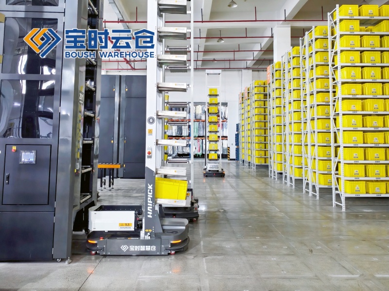 睢宁智慧云仓-机器人分拣+打包+发货